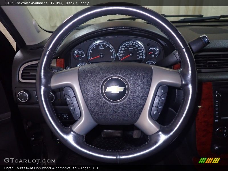 Black / Ebony 2012 Chevrolet Avalanche LTZ 4x4
