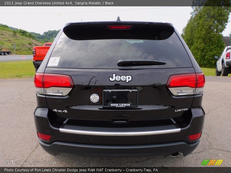 Sangria Metallic / Black 2021 Jeep Grand Cherokee Limited 4x4