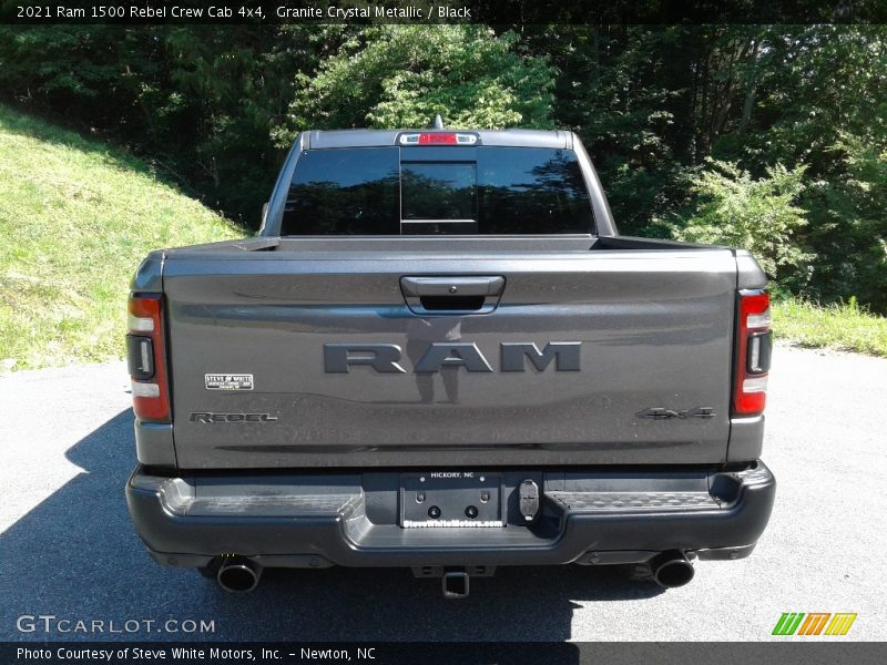 Granite Crystal Metallic / Black 2021 Ram 1500 Rebel Crew Cab 4x4