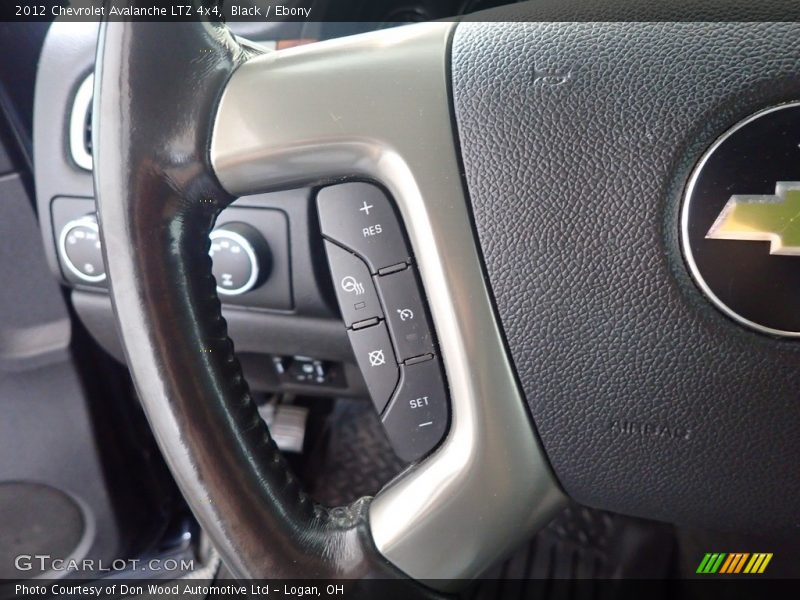 Black / Ebony 2012 Chevrolet Avalanche LTZ 4x4