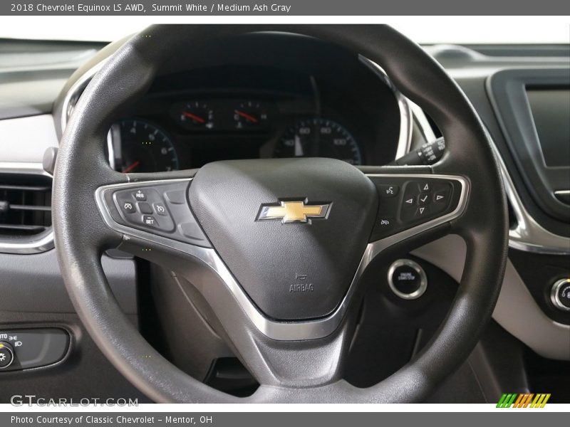Summit White / Medium Ash Gray 2018 Chevrolet Equinox LS AWD