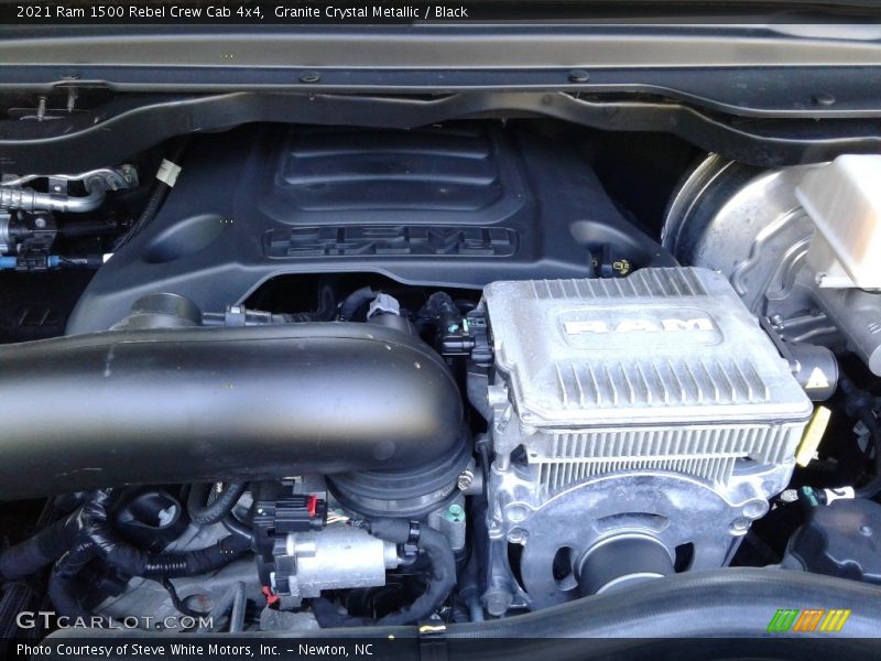 Granite Crystal Metallic / Black 2021 Ram 1500 Rebel Crew Cab 4x4