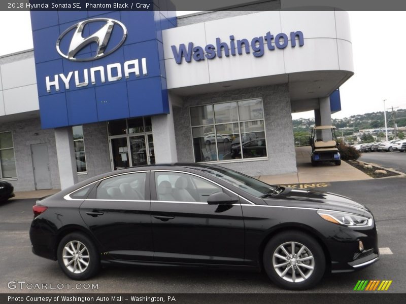 Phantom Black / Gray 2018 Hyundai Sonata SE