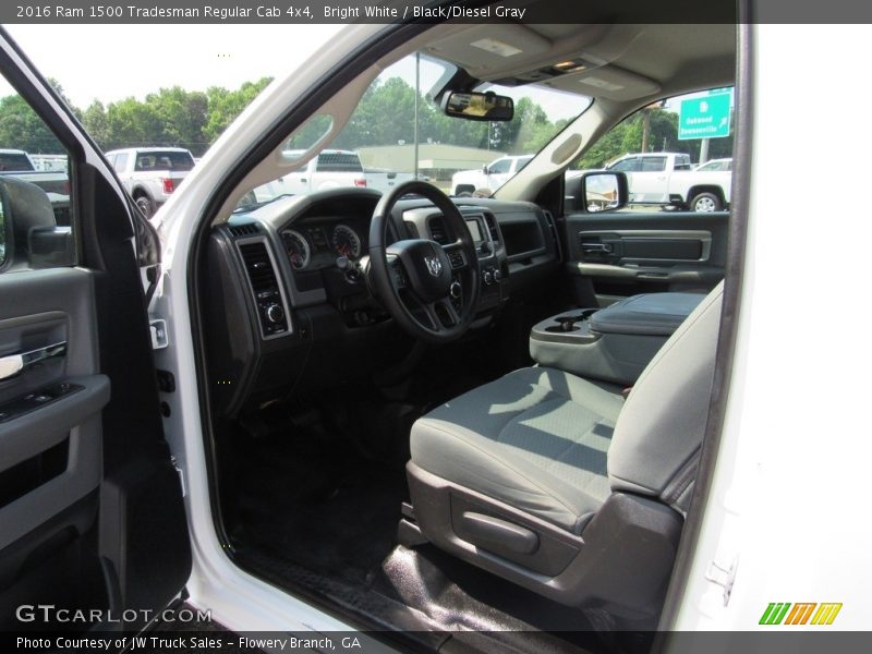 Bright White / Black/Diesel Gray 2016 Ram 1500 Tradesman Regular Cab 4x4