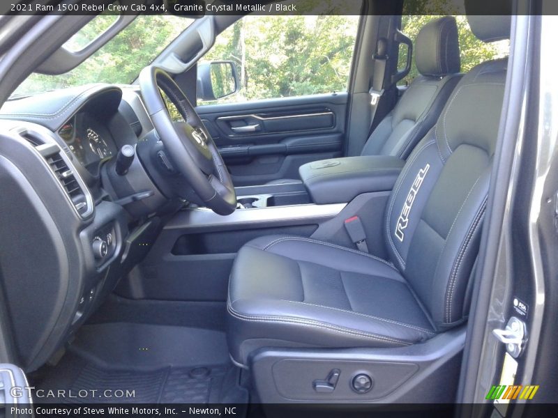 Front Seat of 2021 1500 Rebel Crew Cab 4x4