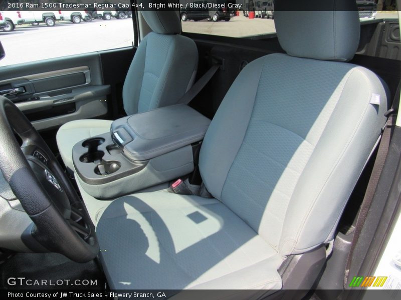 Bright White / Black/Diesel Gray 2016 Ram 1500 Tradesman Regular Cab 4x4