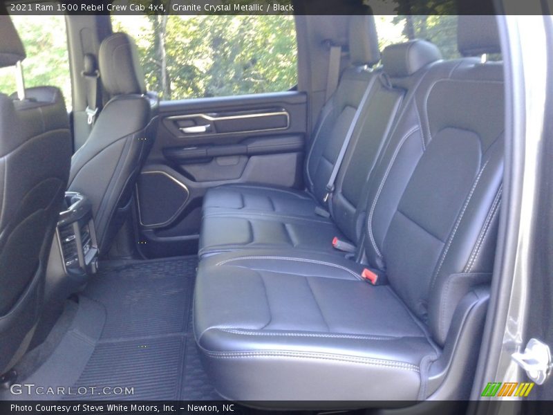 Rear Seat of 2021 1500 Rebel Crew Cab 4x4