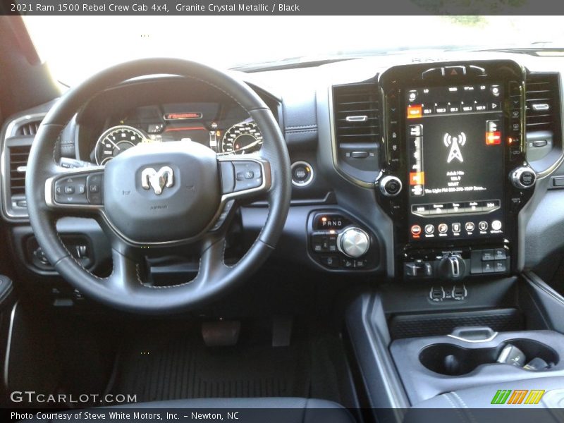 Dashboard of 2021 1500 Rebel Crew Cab 4x4