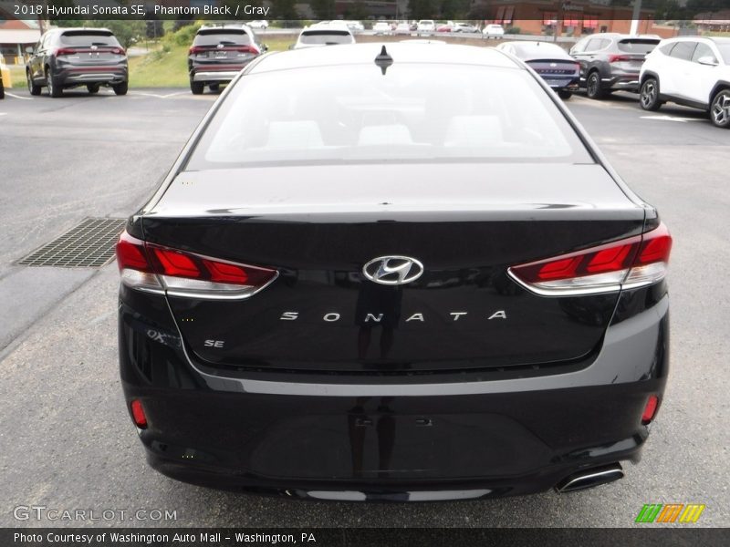 Phantom Black / Gray 2018 Hyundai Sonata SE