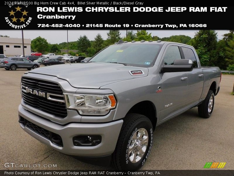 Billet Silver Metallic / Black/Diesel Gray 2021 Ram 2500 Big Horn Crew Cab 4x4
