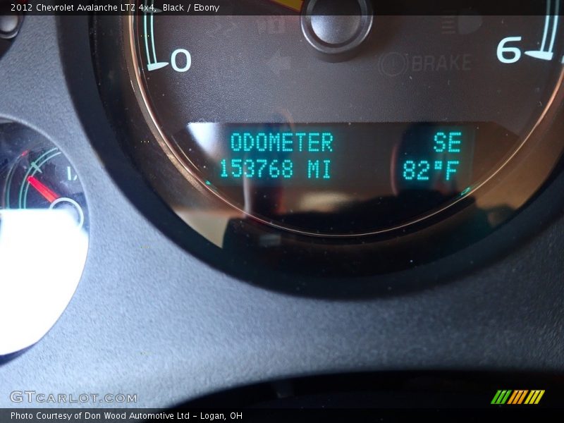Black / Ebony 2012 Chevrolet Avalanche LTZ 4x4