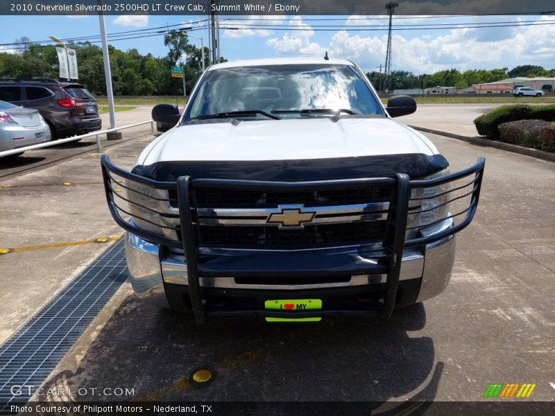 Summit White / Ebony 2010 Chevrolet Silverado 2500HD LT Crew Cab