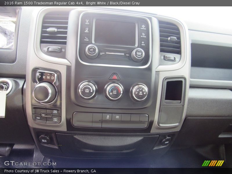 Bright White / Black/Diesel Gray 2016 Ram 1500 Tradesman Regular Cab 4x4