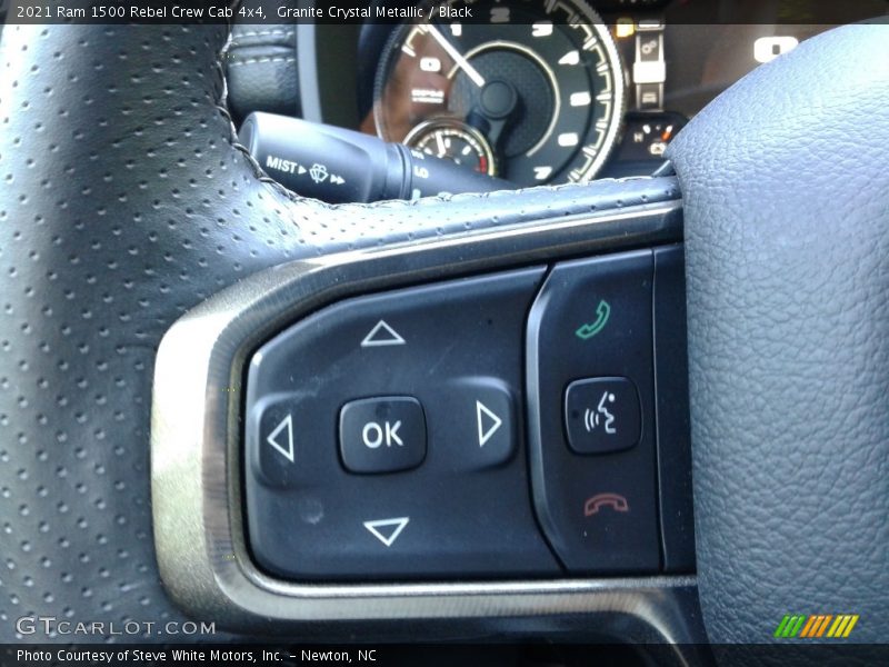  2021 1500 Rebel Crew Cab 4x4 Steering Wheel