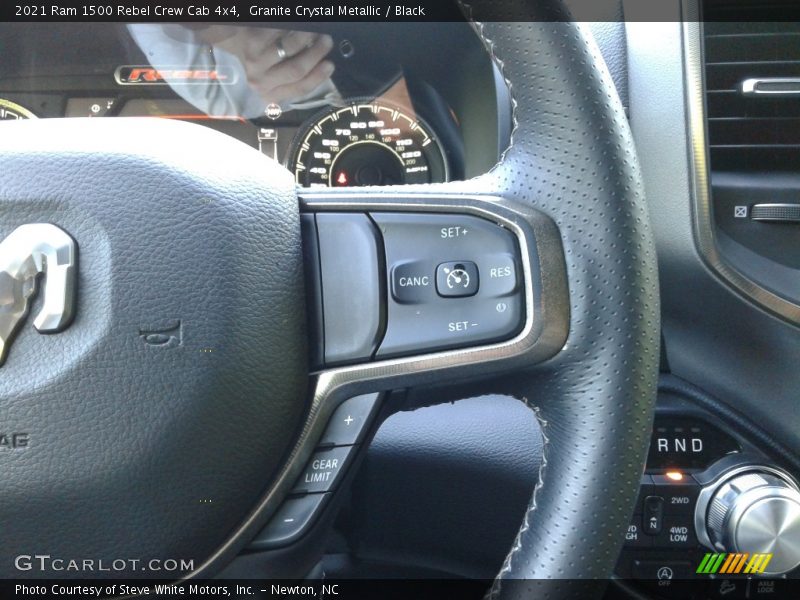  2021 1500 Rebel Crew Cab 4x4 Steering Wheel