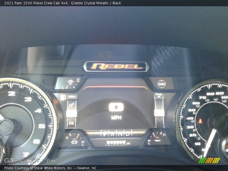 2021 1500 Rebel Crew Cab 4x4 Rebel Crew Cab 4x4 Gauges
