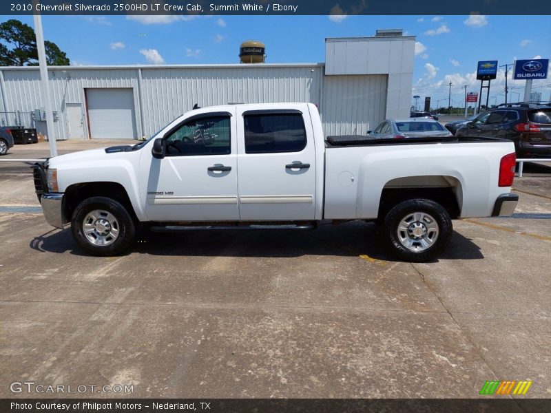 Summit White / Ebony 2010 Chevrolet Silverado 2500HD LT Crew Cab