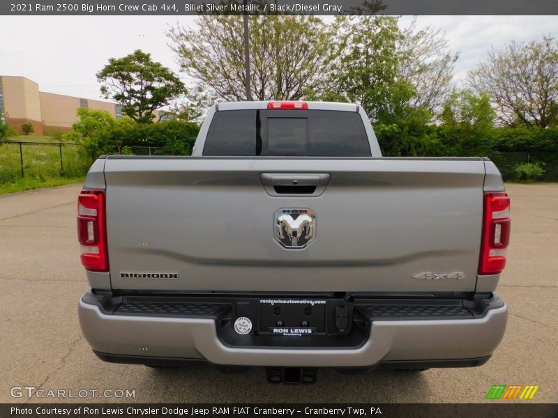 Billet Silver Metallic / Black/Diesel Gray 2021 Ram 2500 Big Horn Crew Cab 4x4