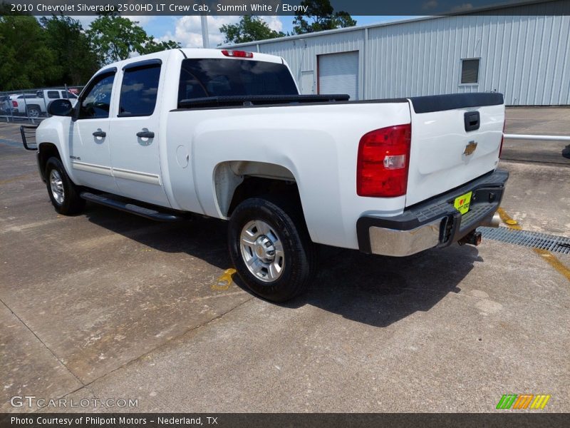 Summit White / Ebony 2010 Chevrolet Silverado 2500HD LT Crew Cab