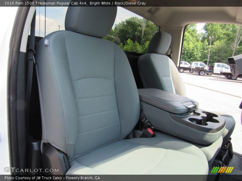 Bright White / Black/Diesel Gray 2016 Ram 1500 Tradesman Regular Cab 4x4