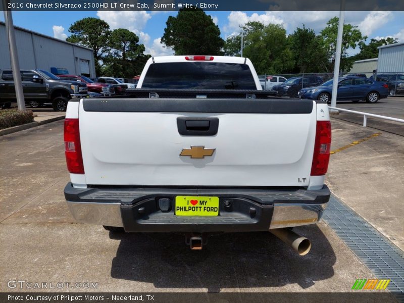 Summit White / Ebony 2010 Chevrolet Silverado 2500HD LT Crew Cab