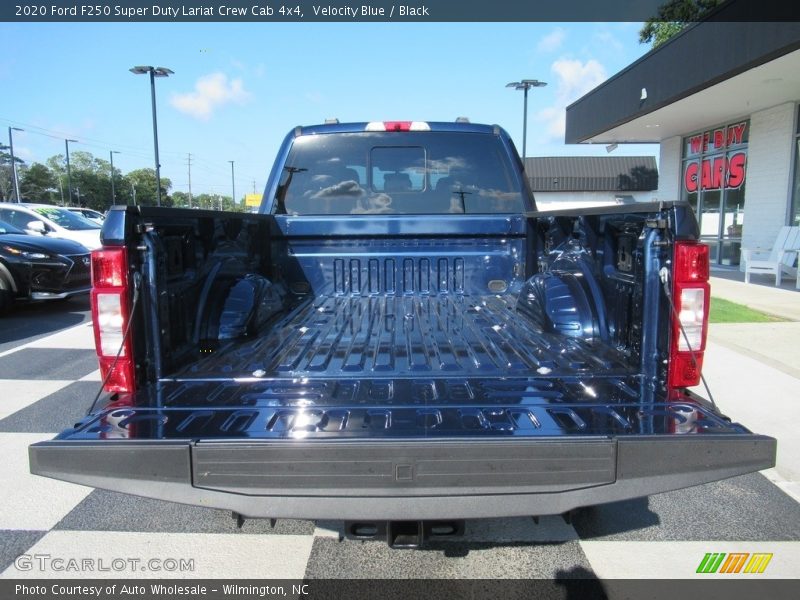 Velocity Blue / Black 2020 Ford F250 Super Duty Lariat Crew Cab 4x4