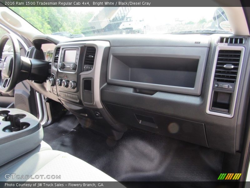 Bright White / Black/Diesel Gray 2016 Ram 1500 Tradesman Regular Cab 4x4