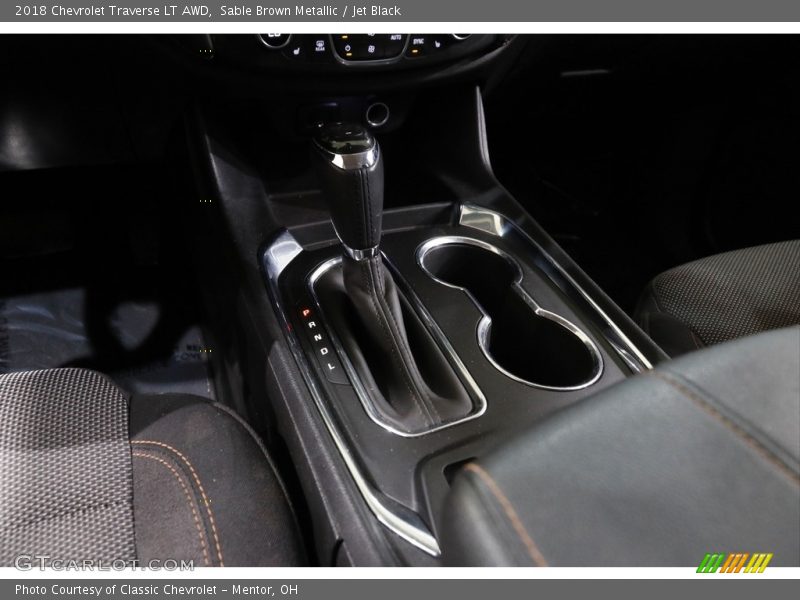 Sable Brown Metallic / Jet Black 2018 Chevrolet Traverse LT AWD