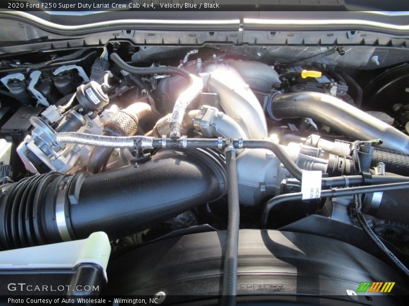 Velocity Blue / Black 2020 Ford F250 Super Duty Lariat Crew Cab 4x4