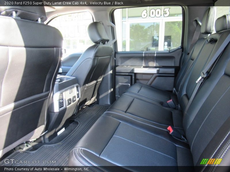 Velocity Blue / Black 2020 Ford F250 Super Duty Lariat Crew Cab 4x4