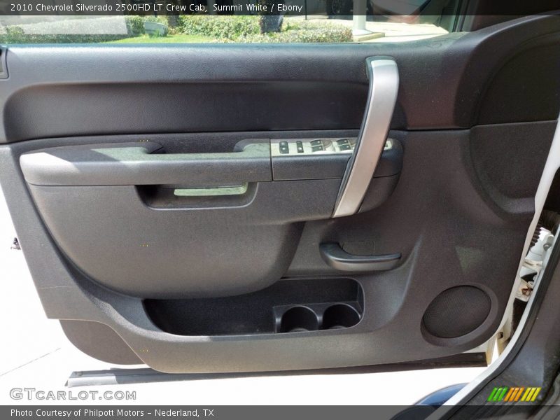 Summit White / Ebony 2010 Chevrolet Silverado 2500HD LT Crew Cab