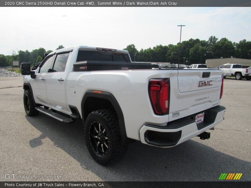 Summit White / Dark Walnut/Dark Ash Gray 2020 GMC Sierra 2500HD Denali Crew Cab 4WD