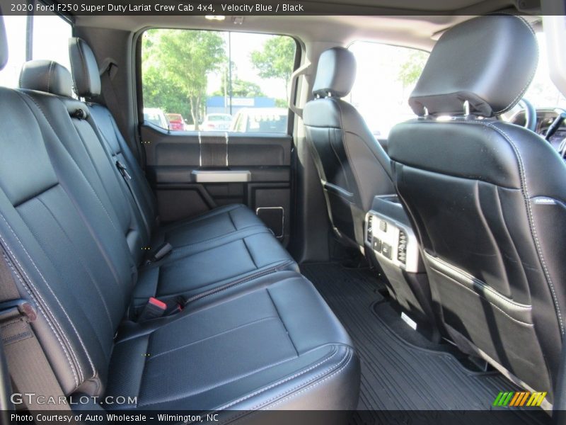 Velocity Blue / Black 2020 Ford F250 Super Duty Lariat Crew Cab 4x4