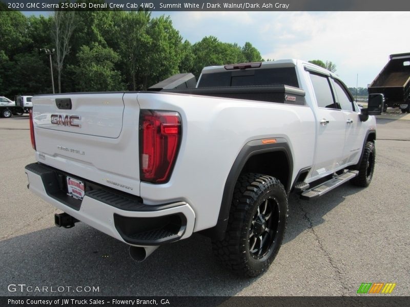 Summit White / Dark Walnut/Dark Ash Gray 2020 GMC Sierra 2500HD Denali Crew Cab 4WD