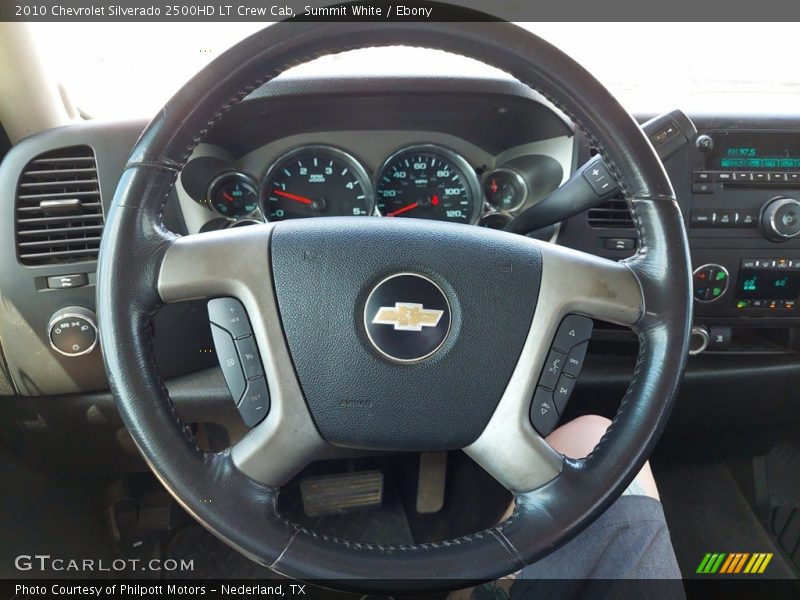 Summit White / Ebony 2010 Chevrolet Silverado 2500HD LT Crew Cab