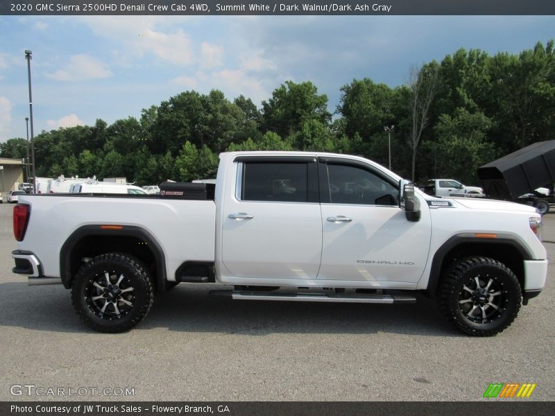 Summit White / Dark Walnut/Dark Ash Gray 2020 GMC Sierra 2500HD Denali Crew Cab 4WD