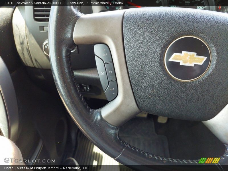 Summit White / Ebony 2010 Chevrolet Silverado 2500HD LT Crew Cab
