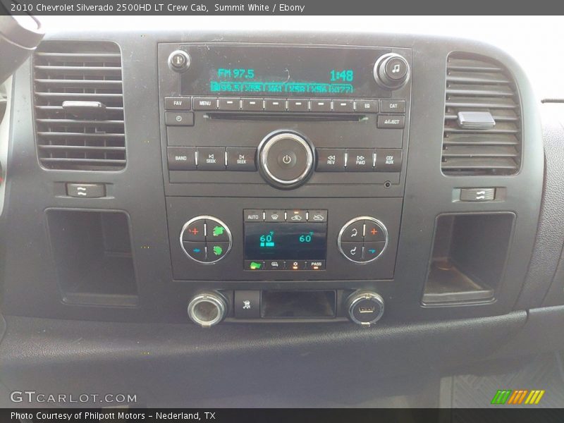 Summit White / Ebony 2010 Chevrolet Silverado 2500HD LT Crew Cab