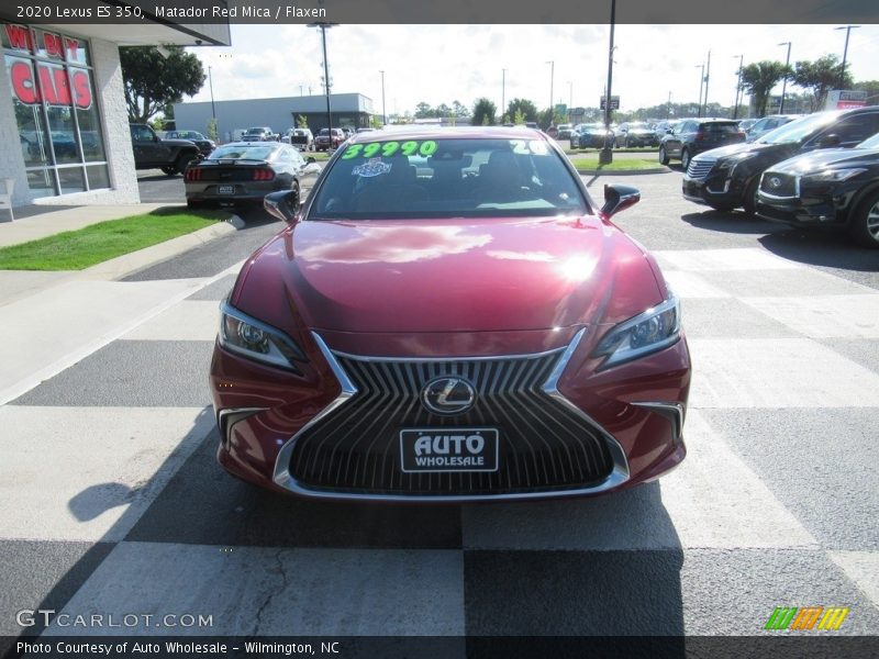 Matador Red Mica / Flaxen 2020 Lexus ES 350