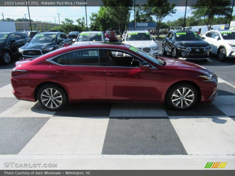 Matador Red Mica / Flaxen 2020 Lexus ES 350