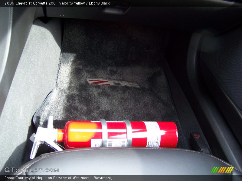 Velocity Yellow / Ebony Black 2006 Chevrolet Corvette Z06