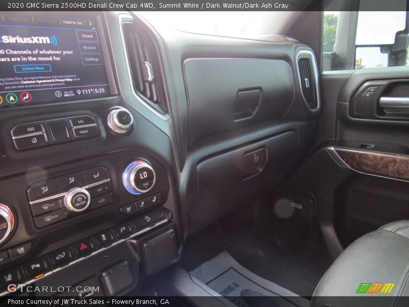 Summit White / Dark Walnut/Dark Ash Gray 2020 GMC Sierra 2500HD Denali Crew Cab 4WD