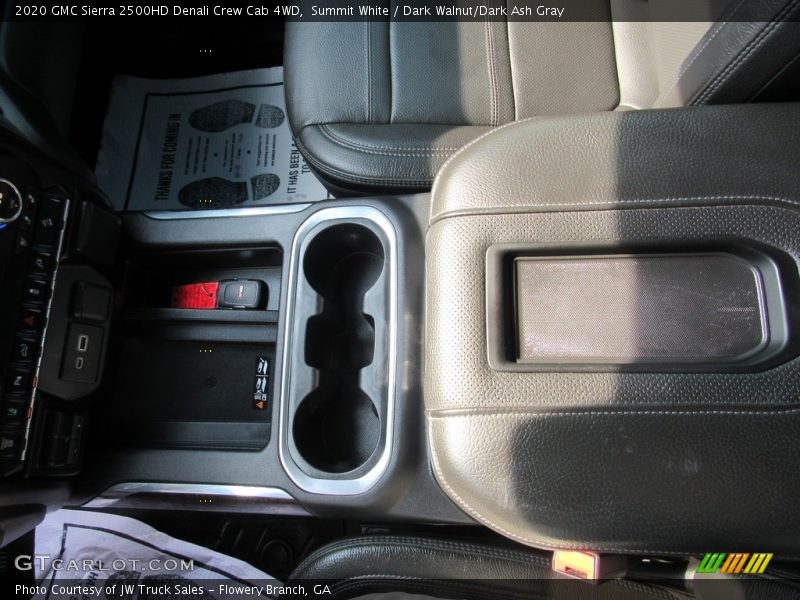 Summit White / Dark Walnut/Dark Ash Gray 2020 GMC Sierra 2500HD Denali Crew Cab 4WD