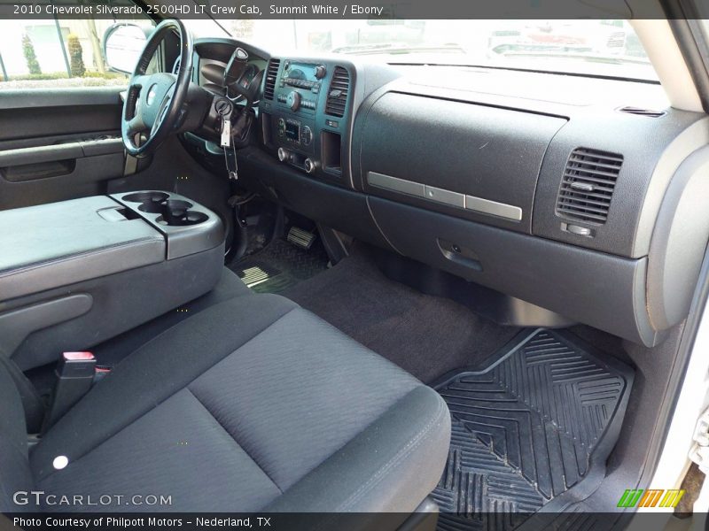 Summit White / Ebony 2010 Chevrolet Silverado 2500HD LT Crew Cab