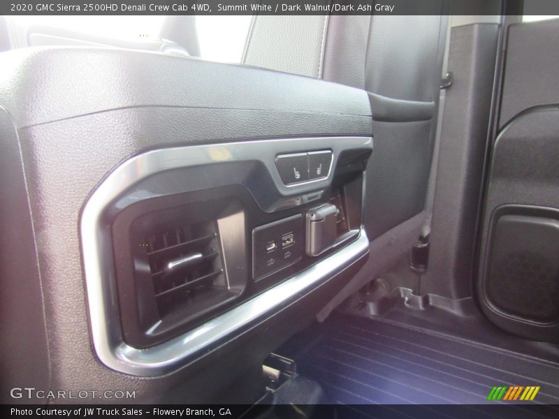 Summit White / Dark Walnut/Dark Ash Gray 2020 GMC Sierra 2500HD Denali Crew Cab 4WD