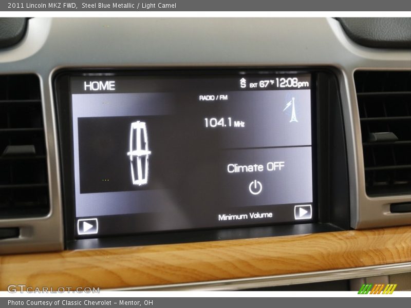 Steel Blue Metallic / Light Camel 2011 Lincoln MKZ FWD