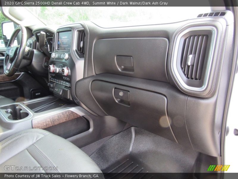 Summit White / Dark Walnut/Dark Ash Gray 2020 GMC Sierra 2500HD Denali Crew Cab 4WD