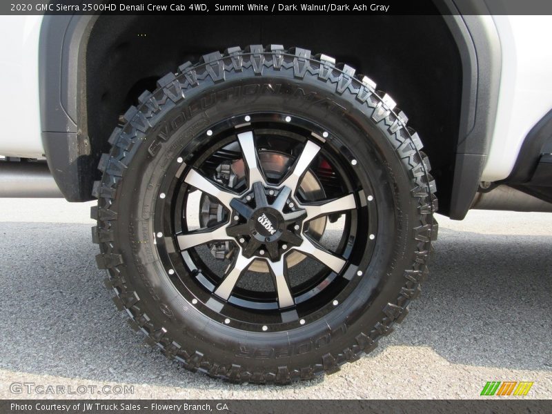Summit White / Dark Walnut/Dark Ash Gray 2020 GMC Sierra 2500HD Denali Crew Cab 4WD