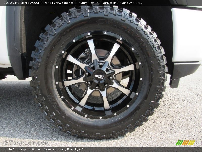 Summit White / Dark Walnut/Dark Ash Gray 2020 GMC Sierra 2500HD Denali Crew Cab 4WD