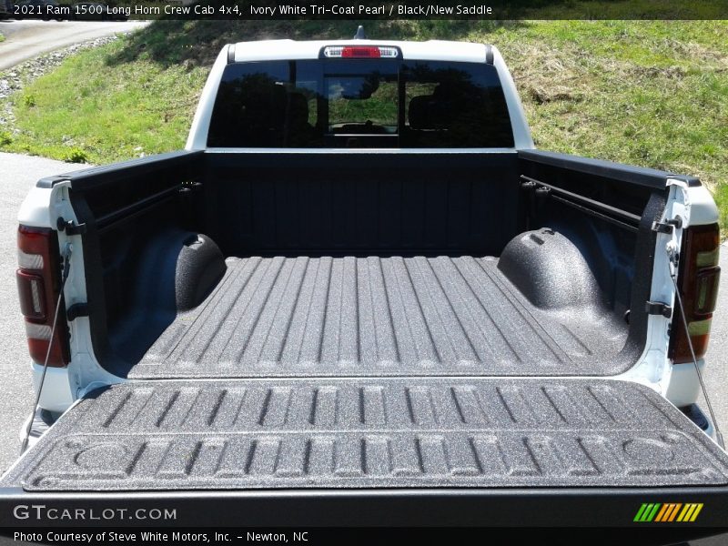 Ivory White Tri-Coat Pearl / Black/New Saddle 2021 Ram 1500 Long Horn Crew Cab 4x4